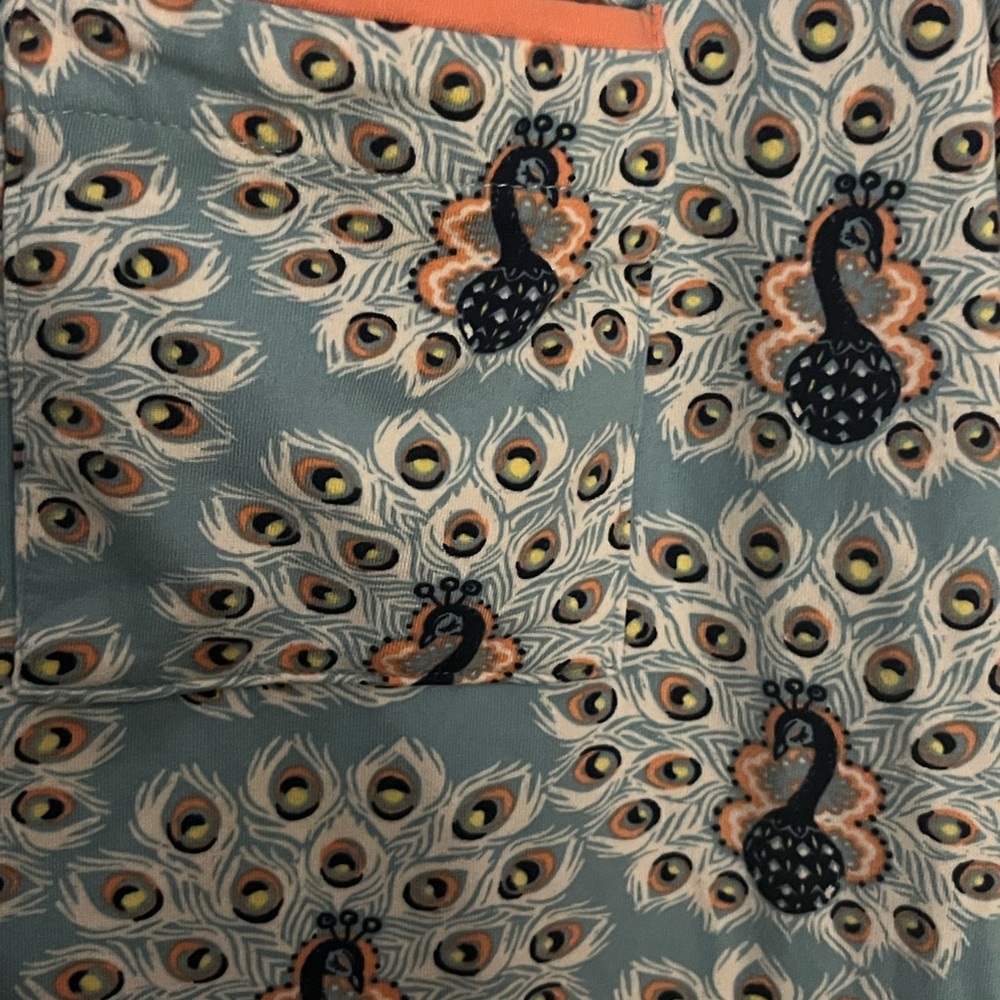 Pajamas by Munki munki size small women peacock print super soft and comfy - Picture 2 of 7